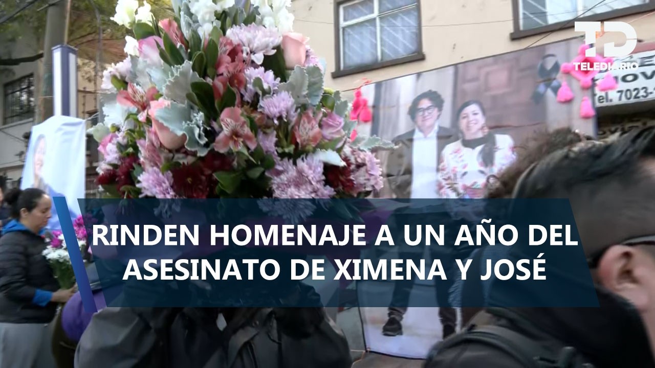 A un año del asesinato de Ximena Guzmán y José Muñoz realizan homenaje en la Calzada de Tlalpan