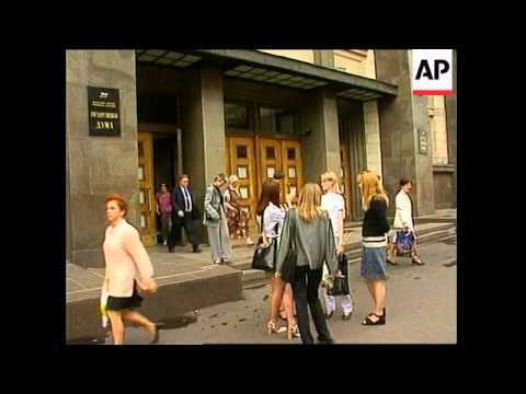 RUSSIA: POLITICAL REPERCUSSIONS OF KURSK TRAGEDY MOUNTING