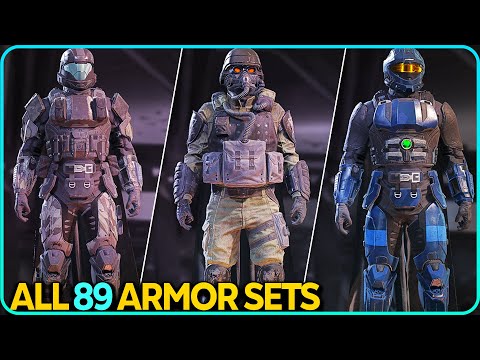 Helldivers 2 - All 89 Armor Sets Showcase