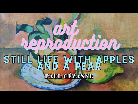 Art Reproduction | Paul Cezanne | Still Life With Apples & a Pear