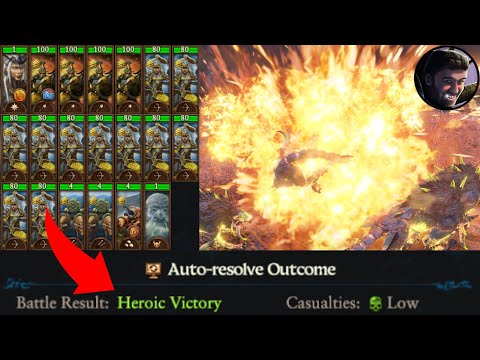 Strong in Auto Resolve. Strong in Manual Resolve. *chefs kiss*