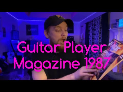 Guitar Player Magazine 1987 | Frank Gambale Sweep Picking Lesson | Keep your old magazines!
