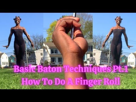 Baton Twirling 101: How To Do A Finger Roll + Finger Roll 8 Counts
