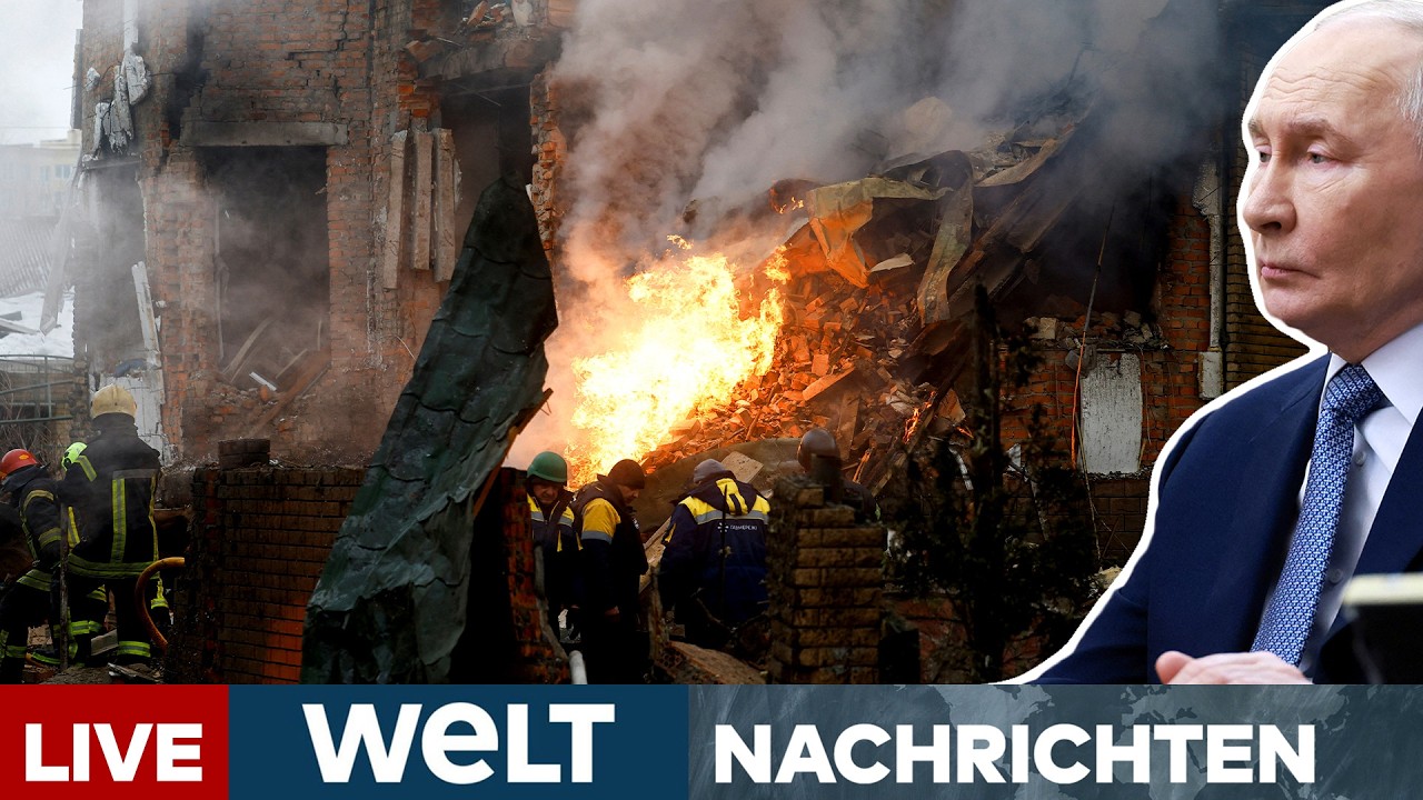 PUTINS KRIEG: Blutige Bombe in Lwiw – Raketenregen über Kiew – Angriffswelle auf Ukraine | LIVE