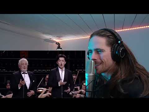 DID I SEE THIS RIGHT?! | Dimash Qudaibergen & Placido Domingo - Pearl Fishers’ Duet FIRST REACTION!
