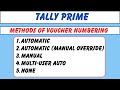 Methods Of Voucher Numbering In Tally Prime How To Set Invoice No In Tally Automatic Manual