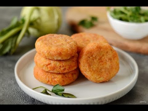 Котлеты из кольраби. Вкусные рецепты