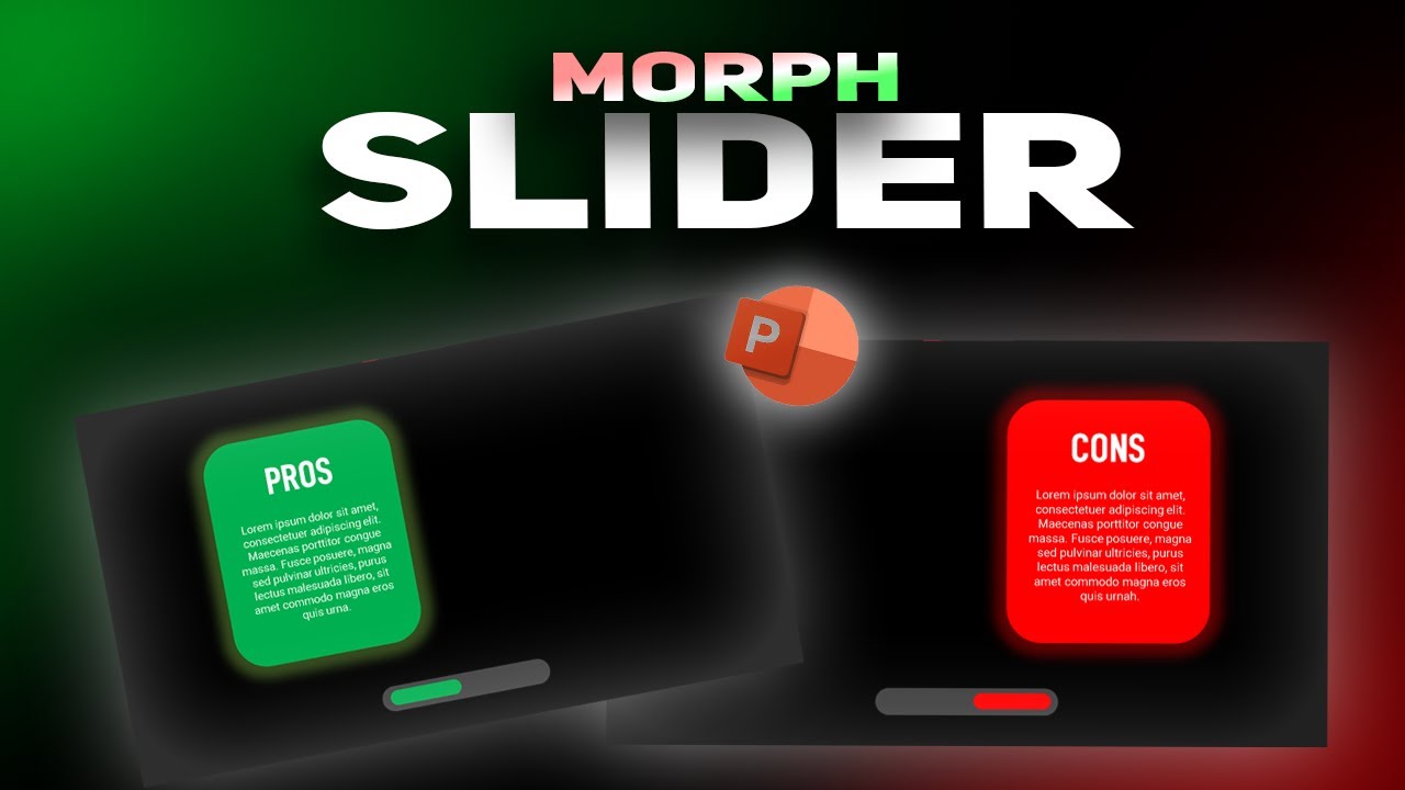 💫 PowerPoint MORPH SLIDER Tutorial 💫 + Free Slides 🔥