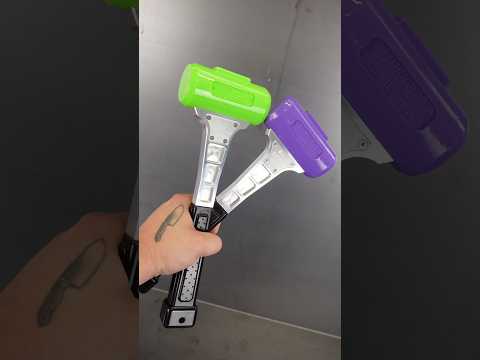 Impact Poly Hammers 20 oz Custom Lime Head / Purple Handle Polyurethane Dead Blow Hammer