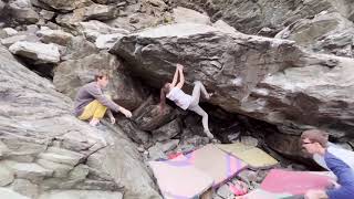 Video thumbnail: Gravel Pit, 7C. Tintagel