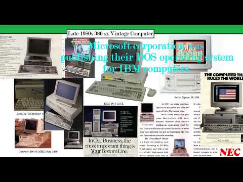 Retro Computers Late 1980s 386 SX Vintage Computers