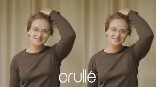 Occhiali da vista con montatura trasparente