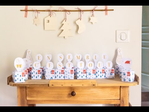 DIY : Calendrier de l'Avent à imprimer Ensemble c'est tout