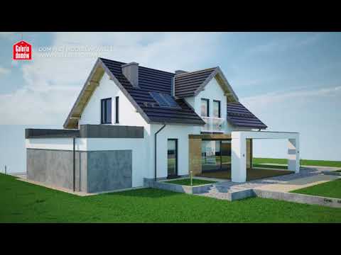 Projekt Domu przy Modrzewiowej 15 - GaleriaDomow.pl