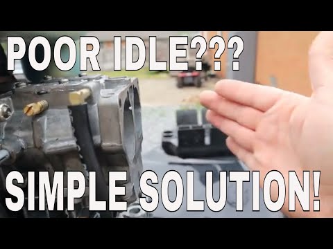 MERCURY 2 STROKE OUTBOARD POOR IDLE TROUBLESHOOTING WITH SIMPLE SOLUTION