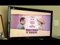 Opening And Menu To Paris When It Sizzles 2001 DVD