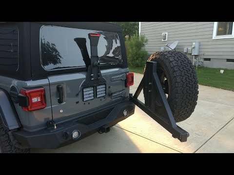 Jeep Wrangler JL   EAG Rear Bumper Install   Courtesy of Vicious Offroad