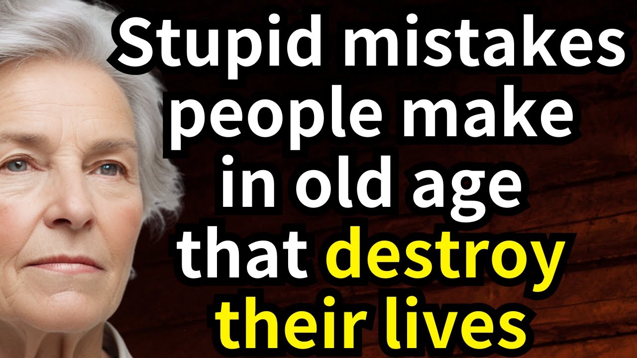5 Huge Mistakes People Make in Old Age That Destroy Their Happiness and Health
