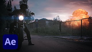 How To Compose an Explosion Into Your Footage Overview