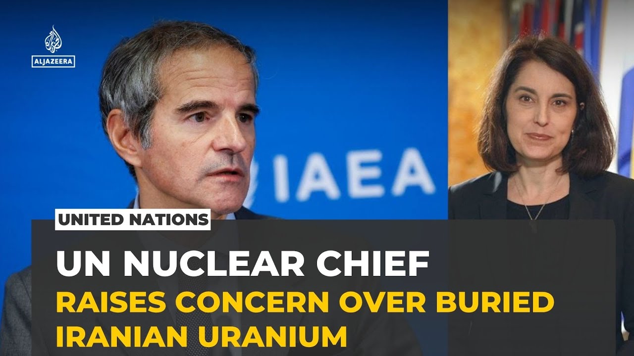 IAEA chief says Iran’s uranium stockpile may still be under rubble
