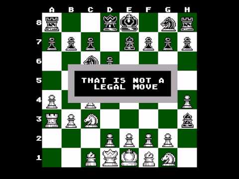 Atari 8-Bit Game Play, Chessmaster 2000 