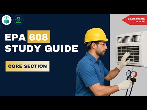 EPA 608 Certification Test Prep 2025 | Core Section Training #1 | TruePrep AI Tutor