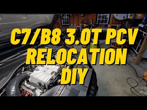 Audi 3.0T PCV Relocation DIY | B8 S4/S5/SQ5 & C7 A6/A7