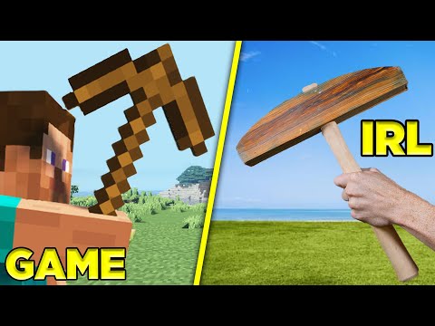 Can Minecraft's Wood Pickaxe REALLY Break Stone?