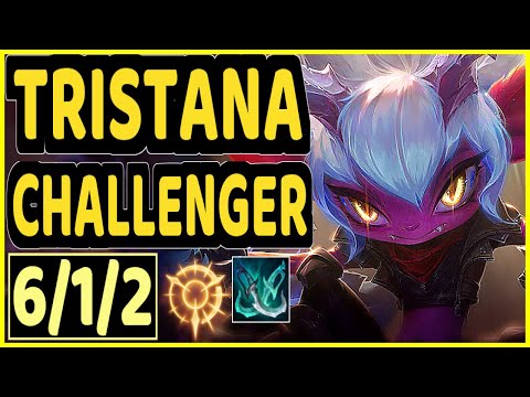 RASCAL (TRISTANA) - 6/1/2 KDA CHALLENGER GAMEPLAY - KR