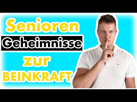 Seniors: 3 simple exercises to increase leg strength