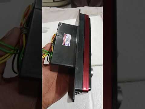 OM Red Car Audio Player with Bluetooth, Auxiliary, USB