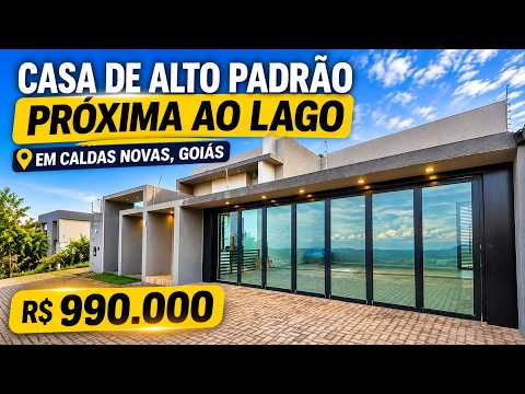 Casa de Alto Padrão Próxima ao Lago em Caldas Novas, Goiás!
