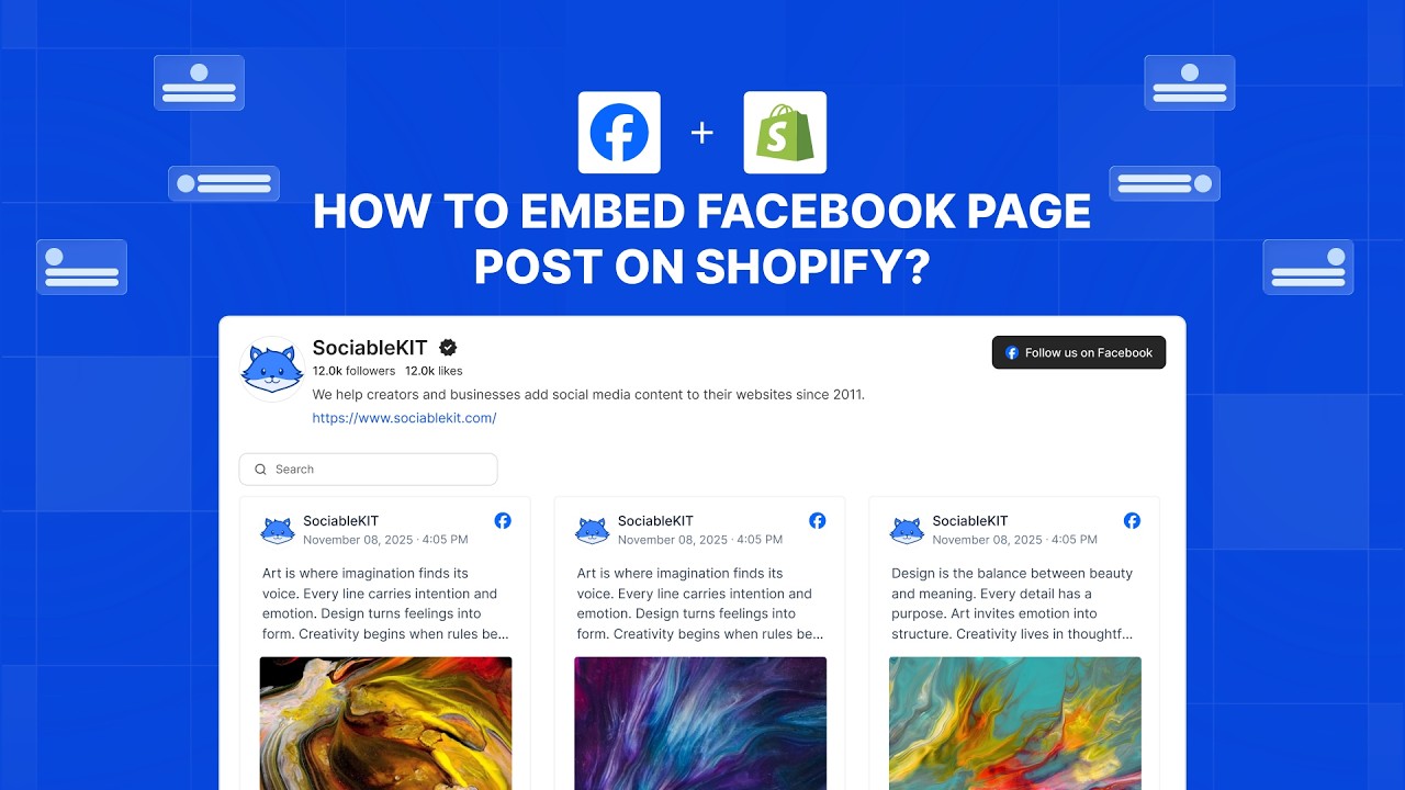 Facebook Page Posts video tutorial thumbnail