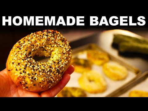 Homemade bagels | boiled New York / Montreal style hybrid