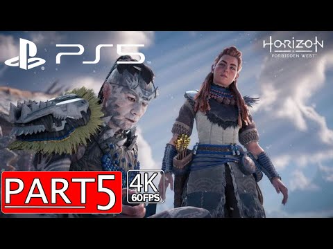 horizon forbidden west ps5 gameplay part 5 full game - [4k60FPS]