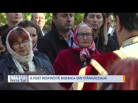 A FOST RESFINȚITĂ BISERICA DIN STÂNGĂCEAUA
