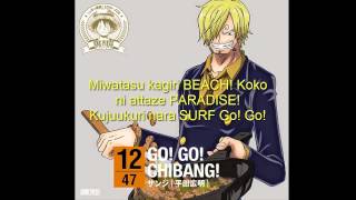 Sanji (Hiroaki Hirata) - GO! GO! CHIBANG! (Lyrics) (Sub. español)