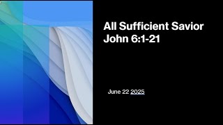 All Sufficient Savior