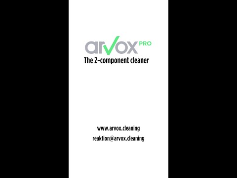 Caravan cleaning with Arvox Pro