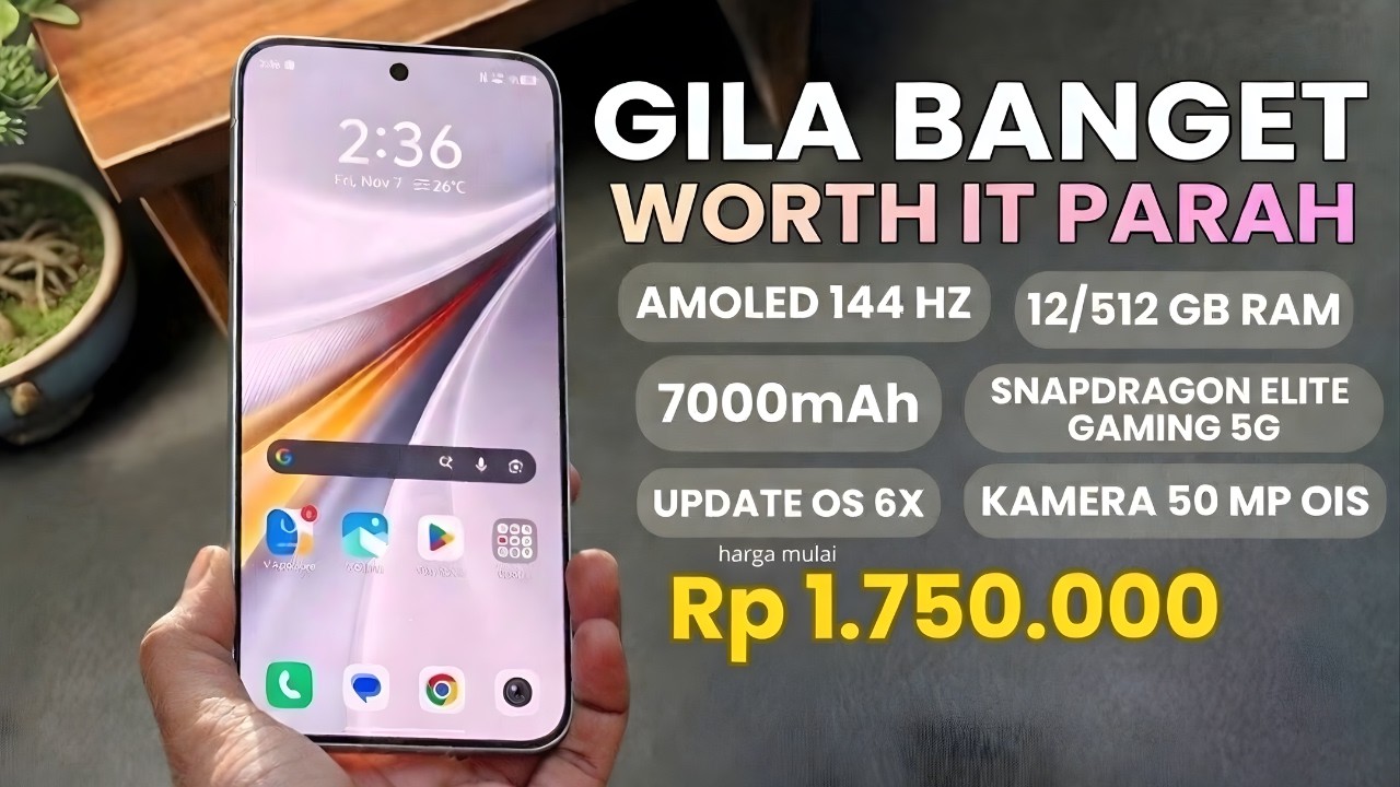 HARGA ANJLOK‼️RAM 12/512 GB, 7000MAH - HP SPEK TINGGI TERBAIK DAN TERMURAH APRIL 2026
