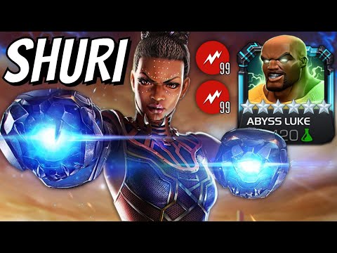Rank 4 (Pre-Buff) SHURI Solos Abyss Luke Cage