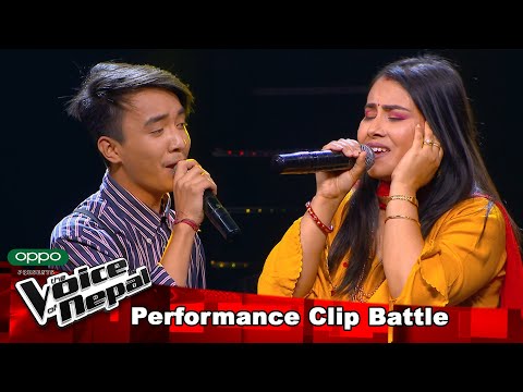 Laboni Vs Aryan "Namana Laja Yastari" Battle Round - The Voice of Nepal 2021