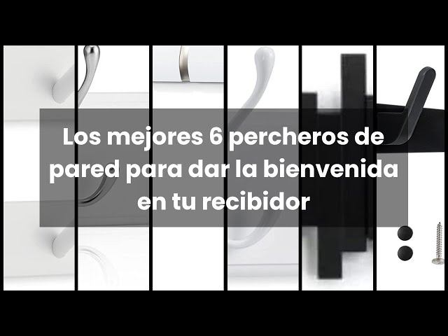 Vídeo relacionado con LARHN. Perchero Pared Madera y Níquel Mate - 6 Colgadores Triples - 59 cm - Percheros Pared de Diseño para Recibidores, Entradas, Dormitorios Modernos, Habitaciones Infantiles y Baños