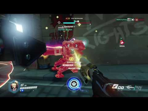 Overwatch Launch MP gameplay pt56 - Kill Assist Heaven! More Mercy