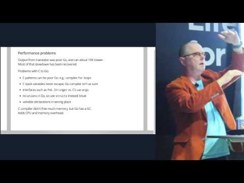 GopherFest 2015: Rob Pike on the move from C to Go in the toolchain