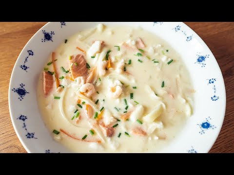 Fiskesuppe - Creamy Norwegian Fish Soup