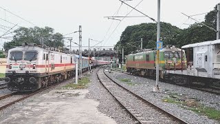 1 Hour 28 Min Late Running Train || #Navjeevan SF Express || #TenaliJunction || #indianrailways