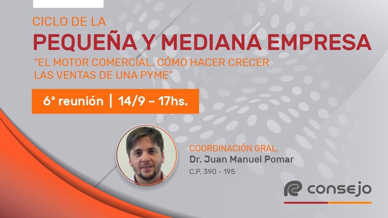 Ref. 4206NV. Ciclo de la Pequeña y Mediana Empresa 6° Reunión 2026