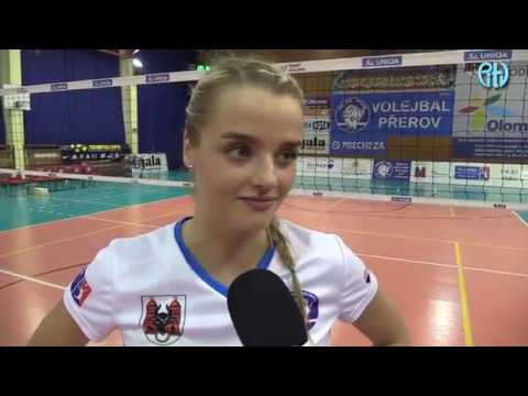 Přerovské volejbalistky ve čtvrtfinále UNIQA extraligy žen 2018/2019 nestačily na Prostějov