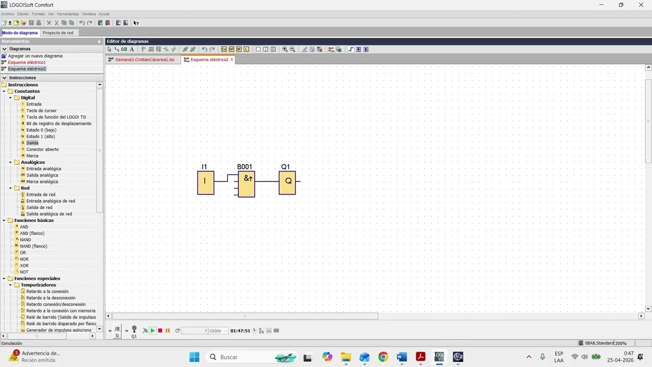 Tarea Semana 3. Actividad 6. Laboratorio de PLC